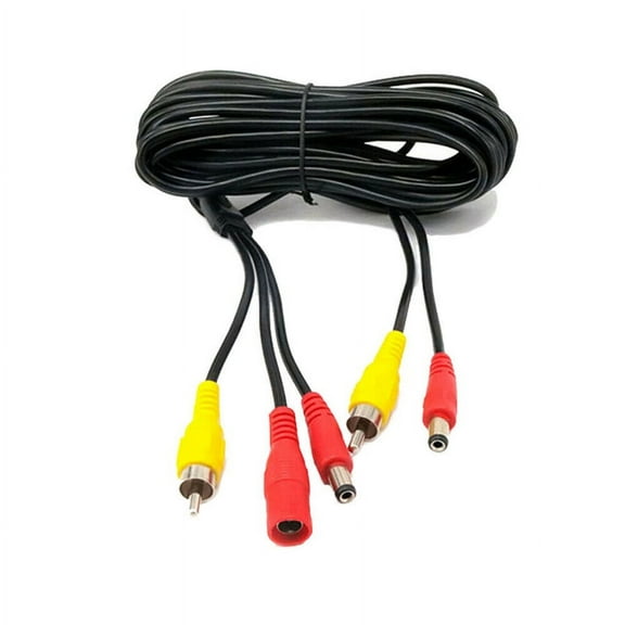 Phyun 23FT Car Backup Camera RCA Video Extension Cable DC Power Cable Universal