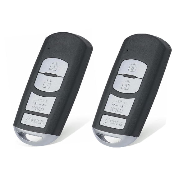 Phyun 2Pcs Smart Car Remote Control Key Fob Wazske13D01 For Mazda 3 6 2014-2018