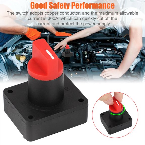 Phyun 2X 300A Battery Kill Switch Disconnect Isolator Power Cut OFF Car Boat Marine RV