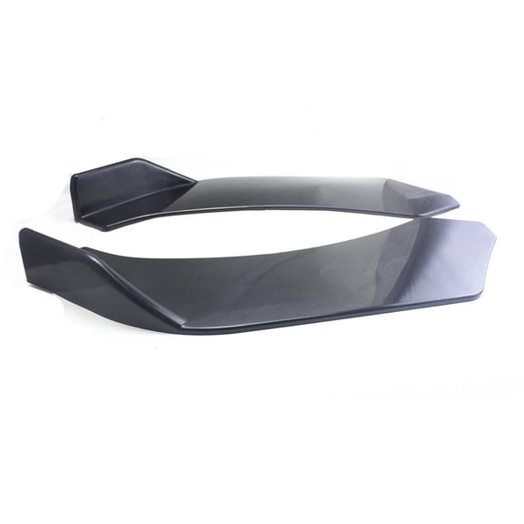 Phyun 2pcs Front Bumper Splitter Lip Body Protector Diffuser Kit For Car