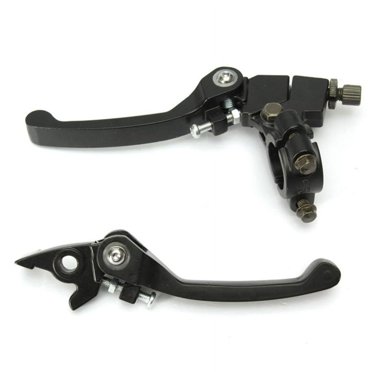 Dorcy Black Clutch Or Brake Lever Perch – Universal For 7/8" Bars (ATV, Dirt Bike, Pit Bike)