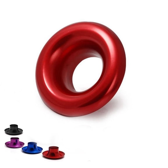 Phyun 3" Inlet Car Air Intake Turbo Horn Intake Inlet Velocity Stack Red