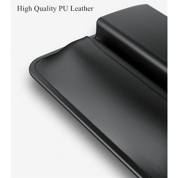 Phyun 30x20x5CM PU Leather Front Seat Organizer Box Car Console Side Seat Gap Filler