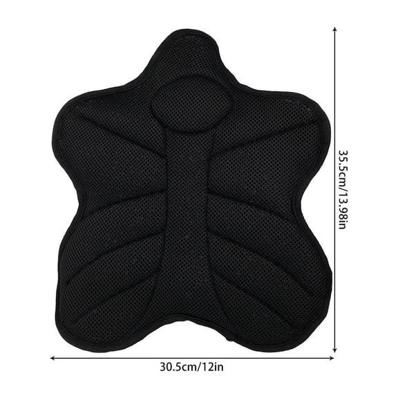 Phyun 3D Motorcycle Seat Cushion Mesh Sunscreen Heat Insulation Cushion Non Slip Pad