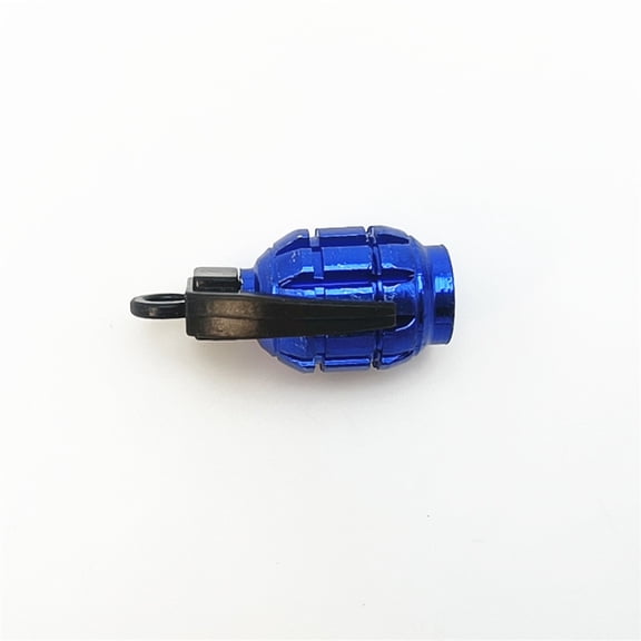 Phyun 4 Pcs Blue Fashion Exquisite Pendant Small Hand Grenade Bomb Keychain Pendant
