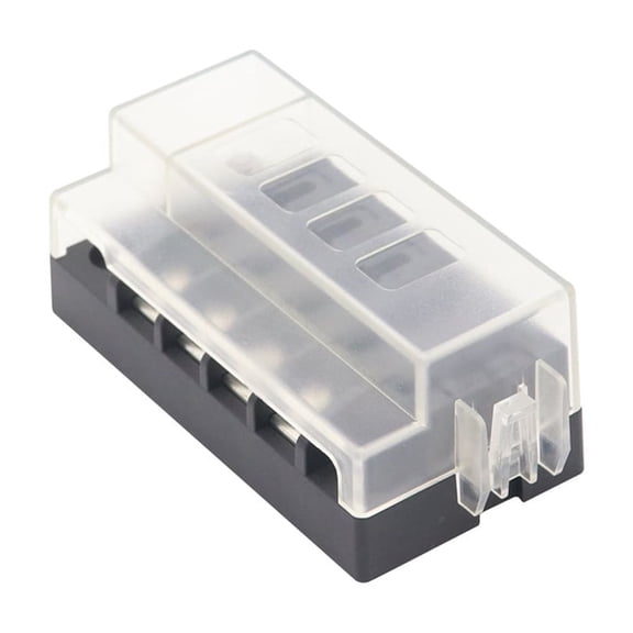 Phyun 4-Way Compact Fuse Box With Single Input And 4 Outputs