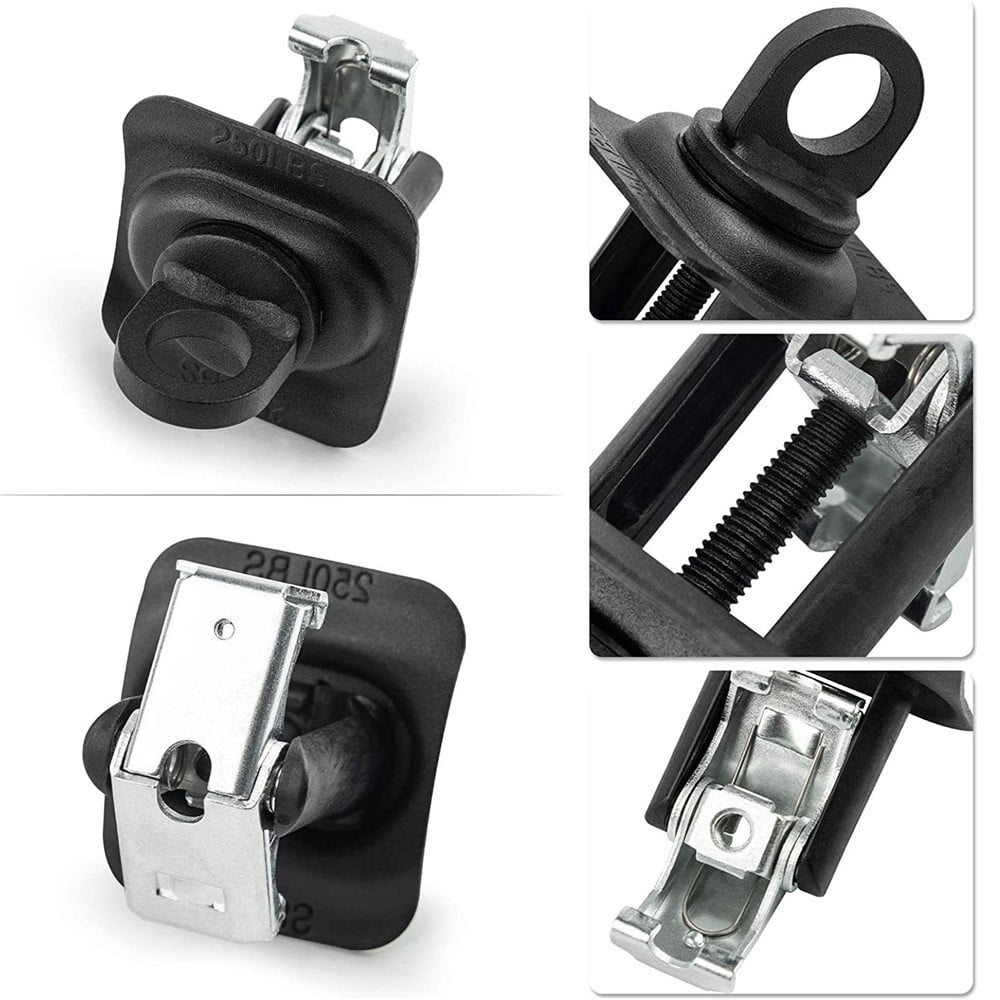 Phyun 4Pcs Tie Down Anchor Truck Bed Cargo Hooks For Chevy Silverado