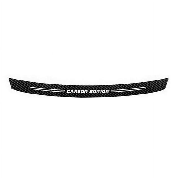 Phyun 4d Carbon Fiber Rear Trunk Bumper Guard Accessories Decal Sticker Moulding Trim