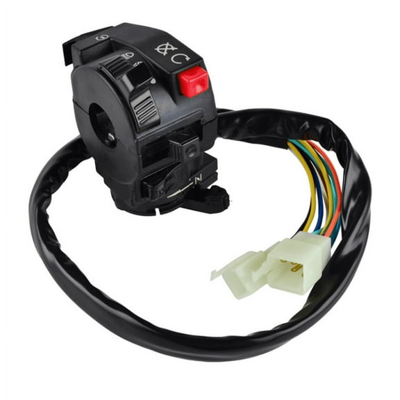 Phyun 7/8"Motorcycle ATV Handlebar Start Stop Headlight Hi/Low Throttle Switch Durable