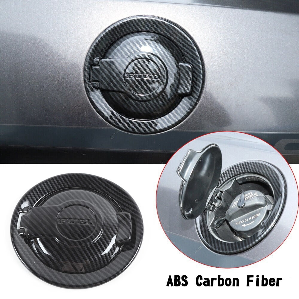 Carbon Fiber Look Fuel Tank Cover Trim Accessories