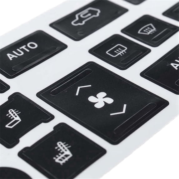 Phyun AC Climate Control Button Repair Decal Kit Sticker For 2007-14 Cadillac Escalade