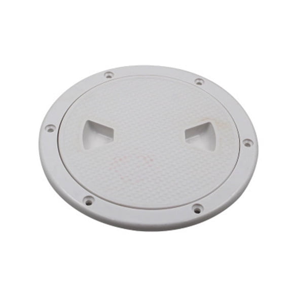 Phyun Abs White Round Boat Yacht Marine Out Deck Plate Inspection Access Hatch Cover 6 Inch