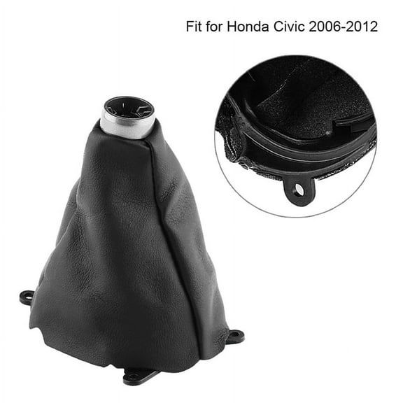 Phyun Black Shifter Boot For Honda Civic Si 2006-2011 Replacement