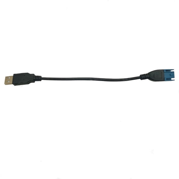Phyun Car Audio Input Media Data Wire 2.0 USB to Mini USB Port Cable Adapter for Nissan Ford Series USB Aux Transfer