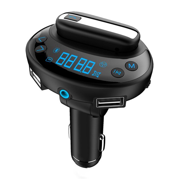 Phyun Car Hands-free Call Voice Nav Dual USB Charging Nocturn Mode Button MP3 Player