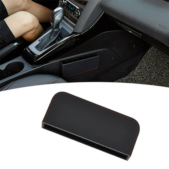 Phyun Car Seat Gap Multifunctional Storage Box Driver Side Seat Gap Organizer Phone Holder Box Black Car Decor Accessories Interior