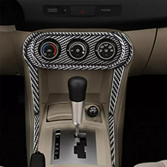 Phyun Carbon Fiber Central Console Panel Cover Trim For Mitsubishi Lancer 08-13