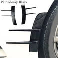 thumbnail image 1 of Phyun Decorative Car Side Fender Wing Shark Fin Badge Bonnet Car styling Sticker Glossy Black, 1 of 5