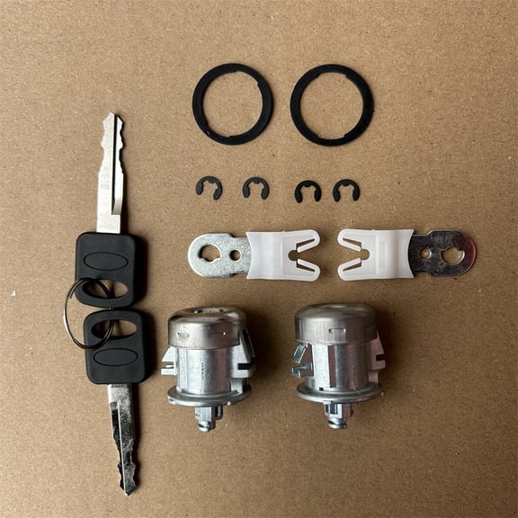 Phyun Door Lock Cylinder Keys Set For F250 F350 F450 F550 Super Duty 7C3Z1521990A