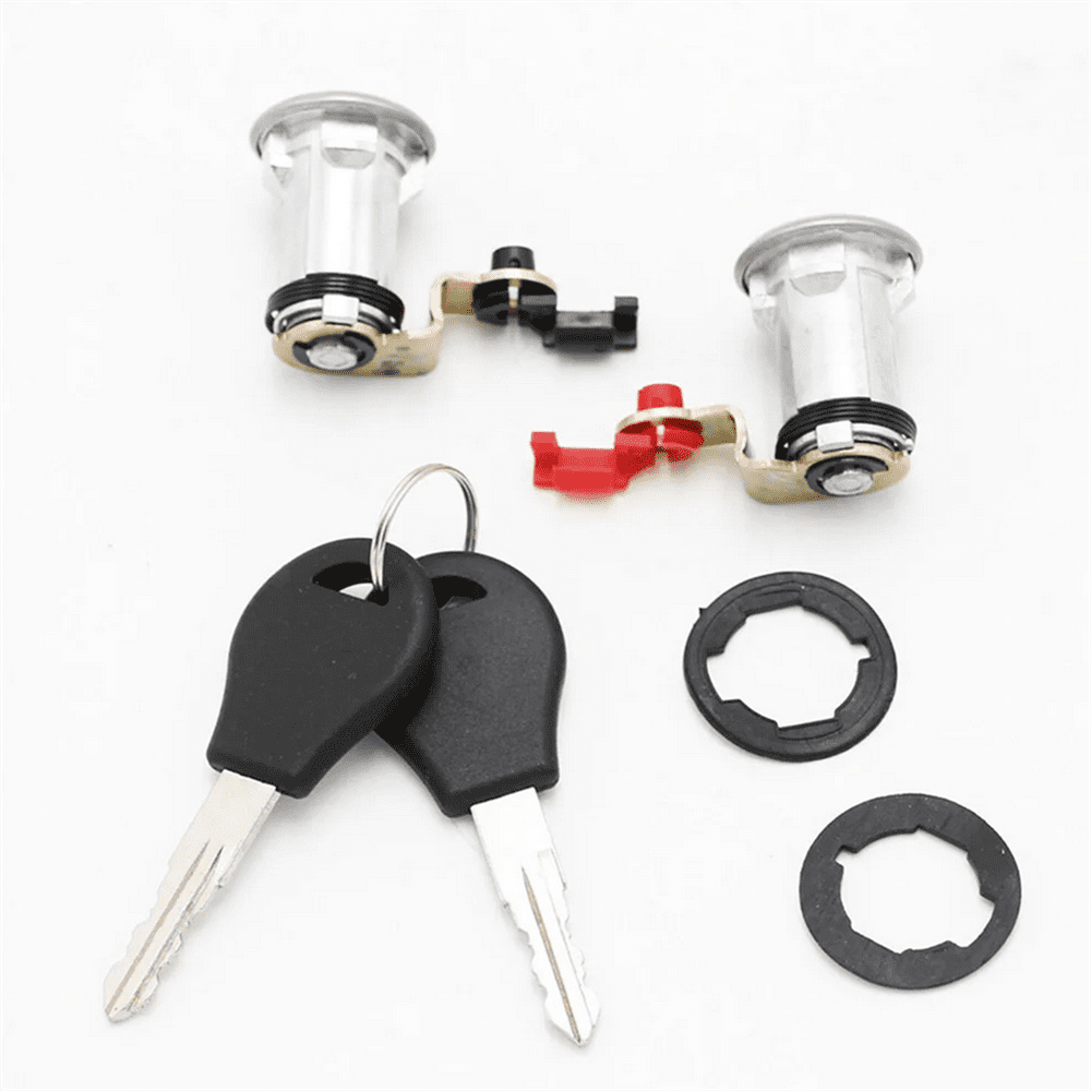 Feekor Front Door Lock Set With Keys Left & Right For Toyota Camry 1992-1996 - 69051-33010 69052-33010