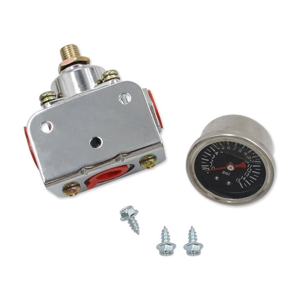Phyun Fuel Pressure Regulator For Carburetor Carb 1-4 Psi 3/8In Npt ...