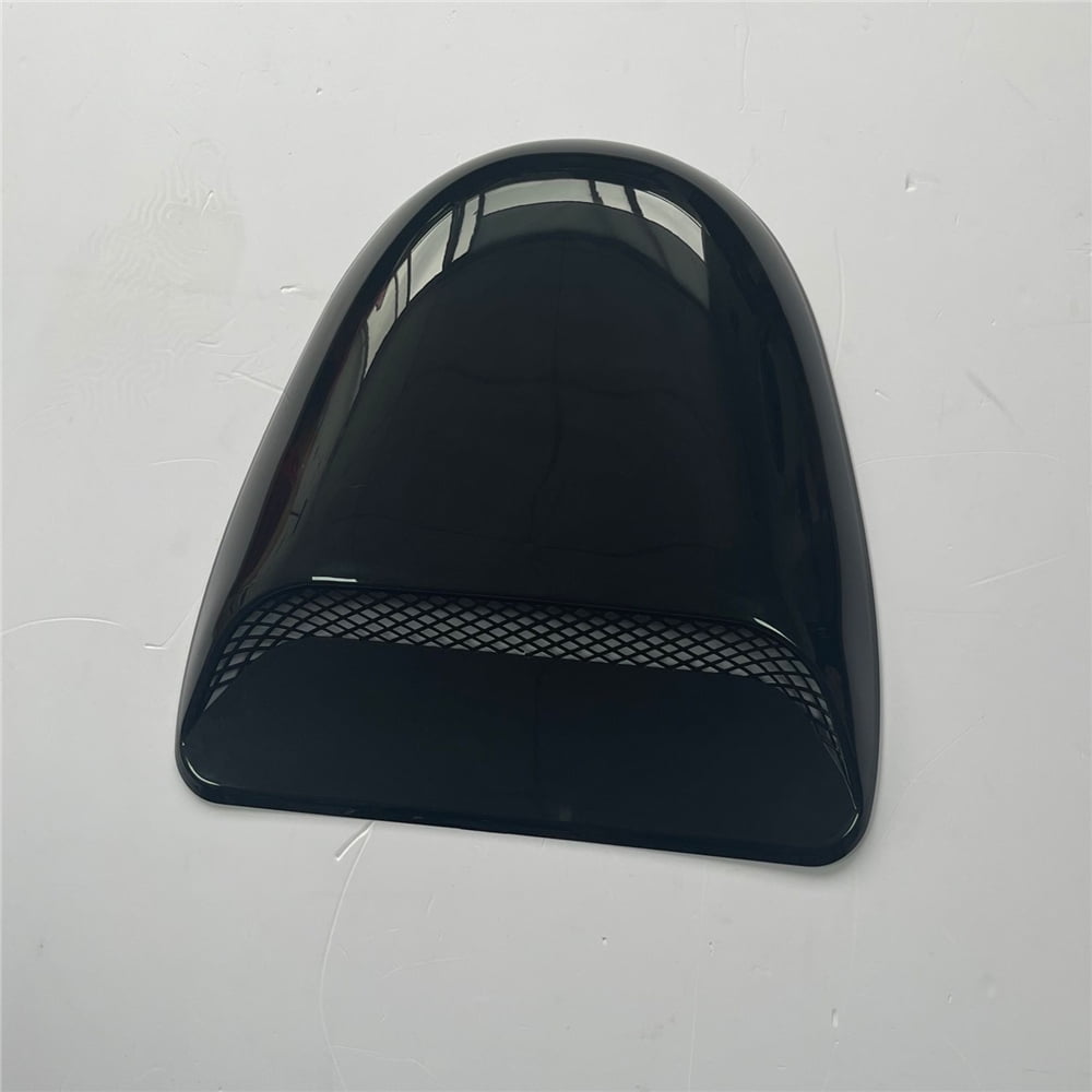 Phyun Glossy Black ABS Car Air Flow Intake Hood Scoop Vent Bonnet Decorative Cover