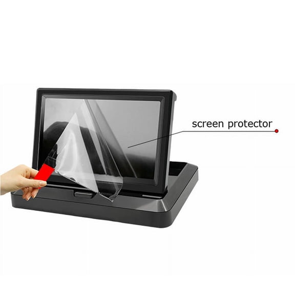 Phyun HD 800 x 480 5 inch Foldable TFT LCD Monitor Car Reverse Rear View Car Monitor for Camera DVD VCR