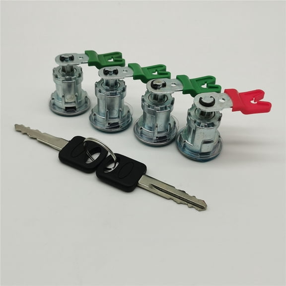 Phyun Ignition Cylinder & 4 Door Lock Set 703369 For Ford Econoline Van E150 E250 E350