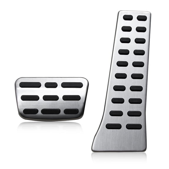 Phyun Lhd No Drill Steel Brake Gas Pedal Pad Plate Cover Cap for Hyundai/Kia/Genesis