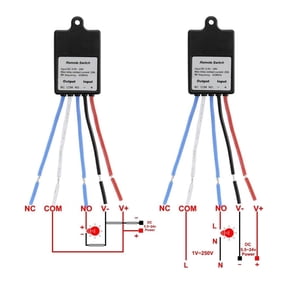 Phyun Mini Wireless Remote Control Switch DC 6V 12V 24V 1 Channel RF Relay