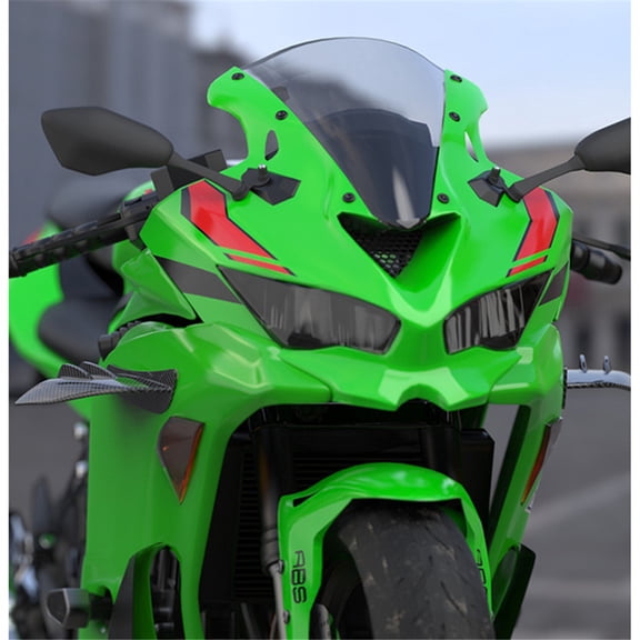 Phyun Motorcycle Universal Winglet Fairing Racing Wing Kit Spoiler Aerodynamic Spoiler Wing Kit with Adhesive Motorcycle Decoration Sticker