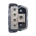 thumbnail image 1 of Phyun Power Ground Amp Distribution Block One 0 Gauge Input Four 4 Gauge Outputs, 1 of 5