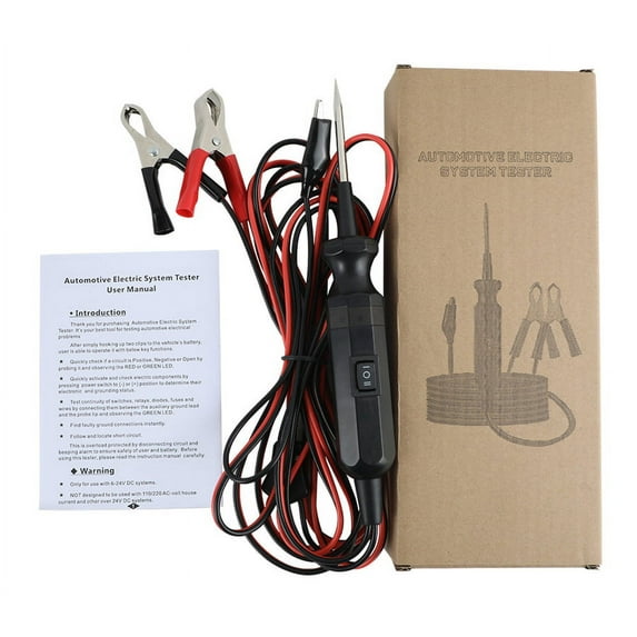 Phyun Power Probe Circuit Tester 12V 24V Car Electric System Diagnostic Battery Tester