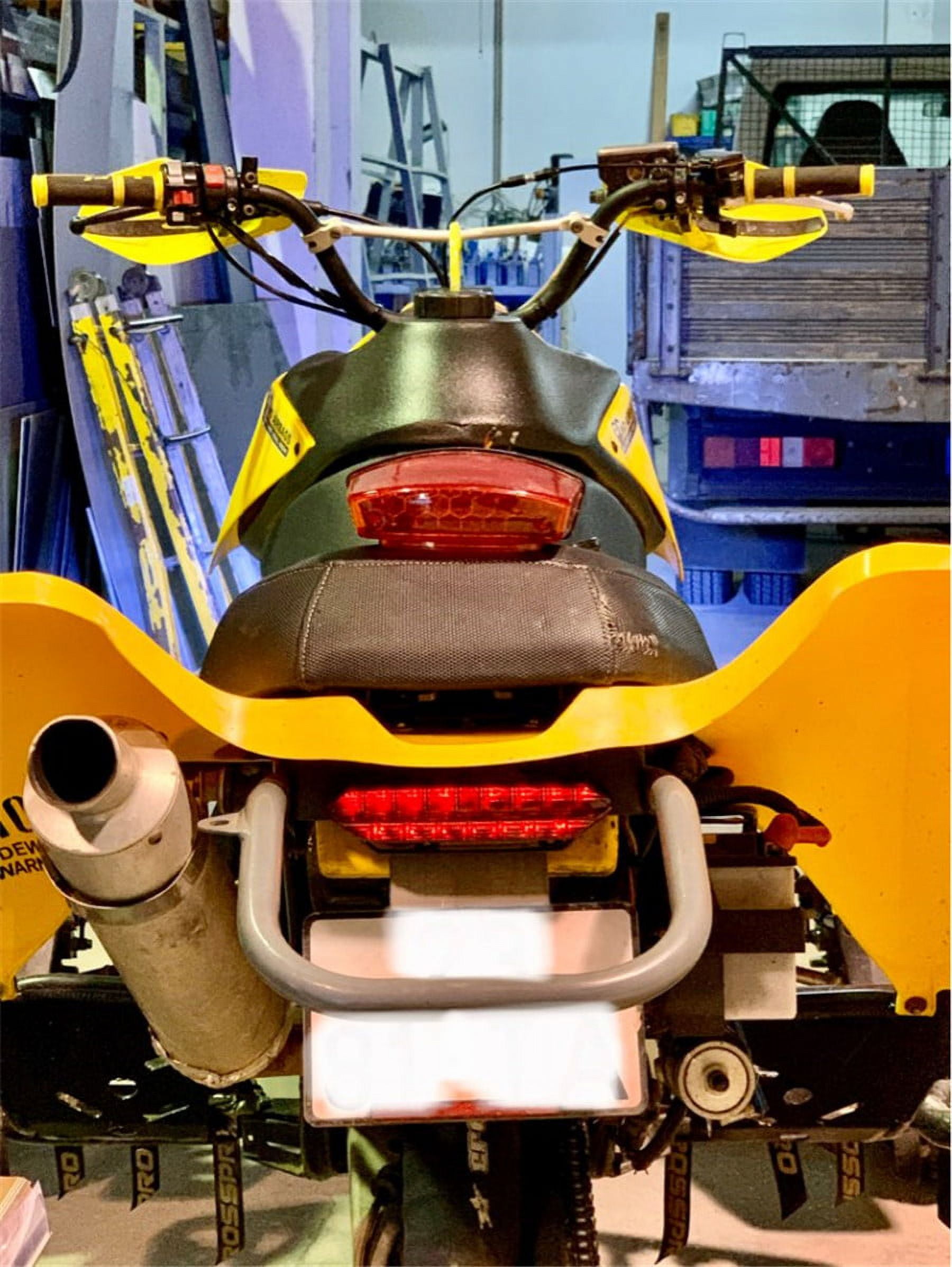 Phyun Smoke LED Tail Light Brake Taillight Assembly for 20062009 YAMAHA YFZ 450