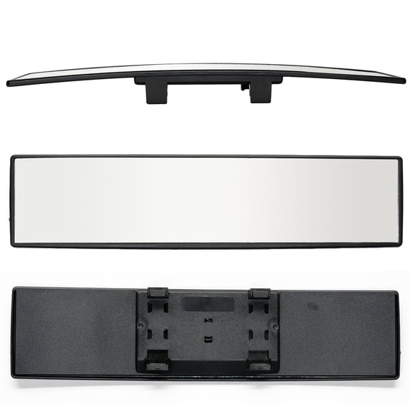 Phyun Universal 300Mm Wide-Angle Convex Interior Clip On Car Truck Rear View Mirror