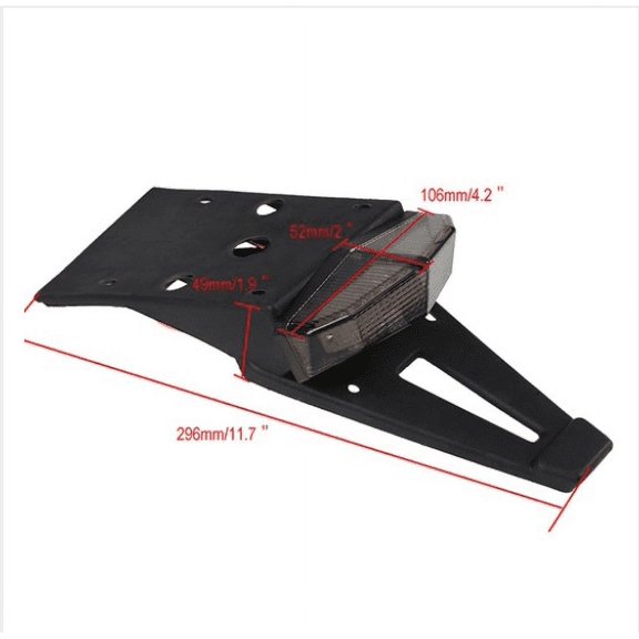 Phyun Universal Motorcycle Fender LED Brake Stop Rear Tail Turn Light Enduro Dirt Bike