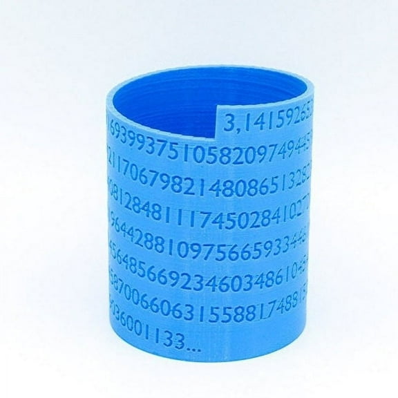 Clever Contraption Pi 3.14 Pen & Pencil Holder | Math Desk Organizer