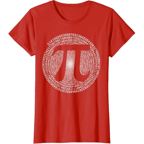 Pi 3,14 Pi Number Symbol Math Science Lovers Ladies' Crewneck T-Shirt All Size S-5XL