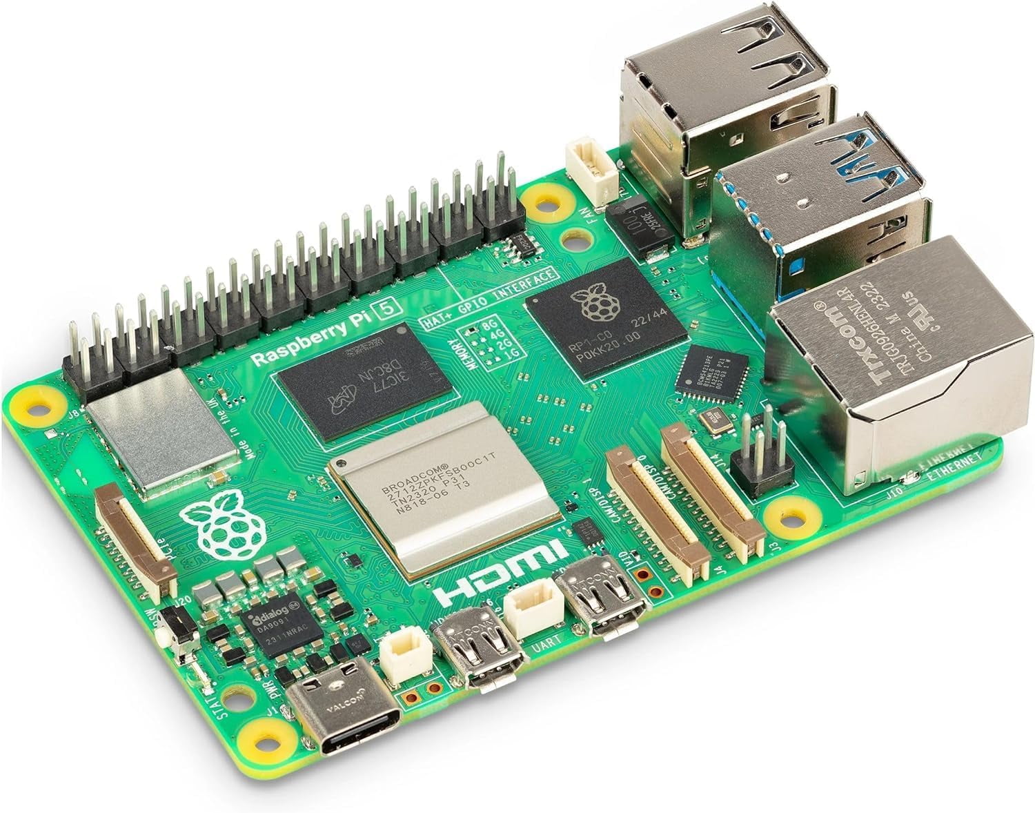 Pi 5 4GB RAM Broadcom BCM2712 Arm Cortex-A76 2.4GHz Quad-core 64-bit ...