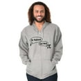 thumbnail image 1 of Pi Be Rational Get Real Math Geek Unisex Fleece Graphic Zip Up Hoodie Brisco Brands 5X, 1 of 5