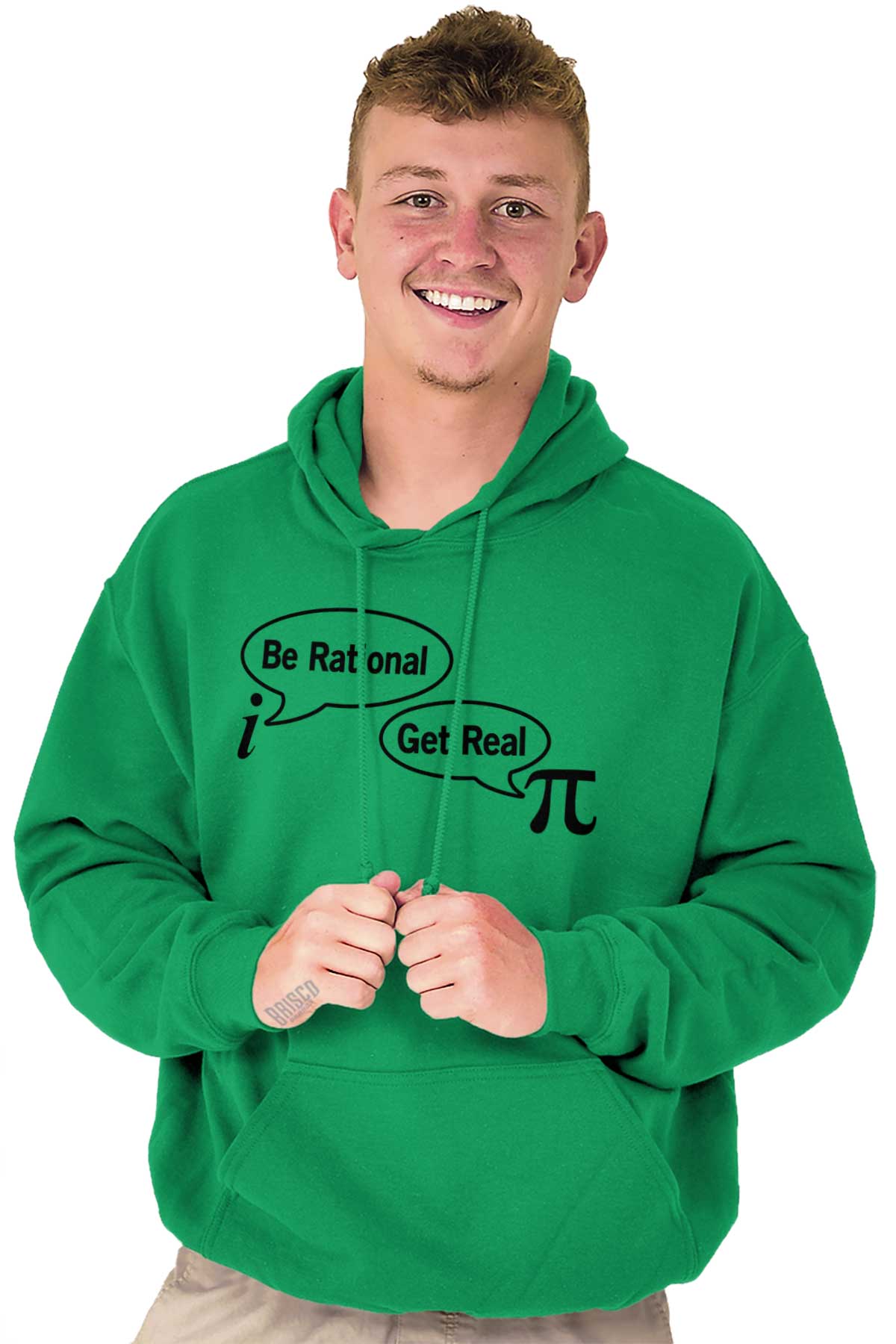 Pi Be Rational Get Real Math Geek Unisex Plus Fleece Graphic Hoodie ...