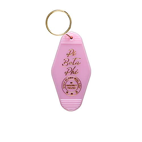 Pi Beta Phi Vintage Motel Keychain