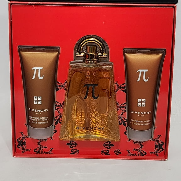 Pi By Givenchy For Men 3 Pcs Set 3.3 oz + 2.5 AS gel + shampoo