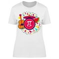 thumbnail image 1 of Pi Day Colorful Summer Theme T-Shirt Women -Image by Shutterstock, Female Medium, 1 of 2