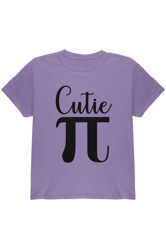 Pi Day Cutie Math Pun Youth T Shirt Violet YSM