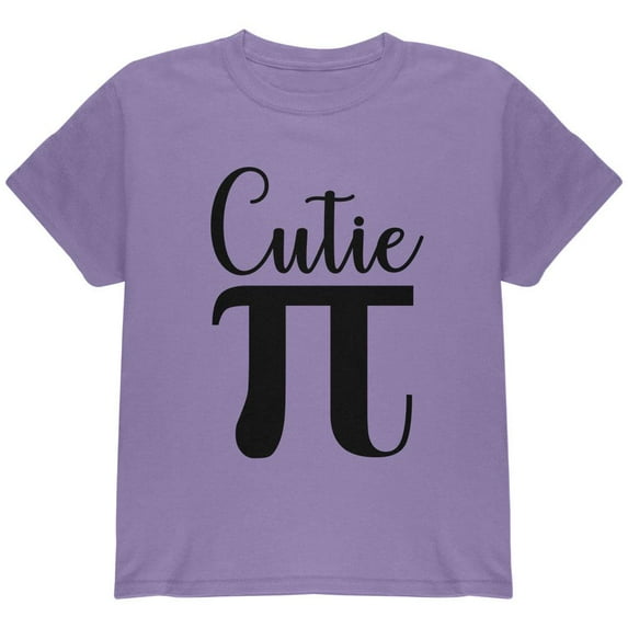 Pi Day Cutie Math Pun Youth T Shirt Violet YSM