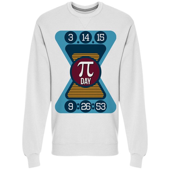 Pi Day Humor 3.14 March 14  Sweatshirt Men -Image by Shutterstock, Male x-Large