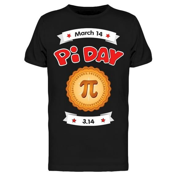 Pi Day March 14 Eat Sweet Pie 3. T-Shirt Men -Image by Shutterstock, Male Medium