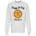 thumbnail image 1 of Pi Day March 14 Eat Sweet Pie Sweatshirt Men -Image by Shutterstock, Male Large, 1 of 2