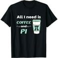 thumbnail image 1 of Pi Day Math Coffee Lover Geometry Calculus Trigonometry T-Shirt, 1 of 3